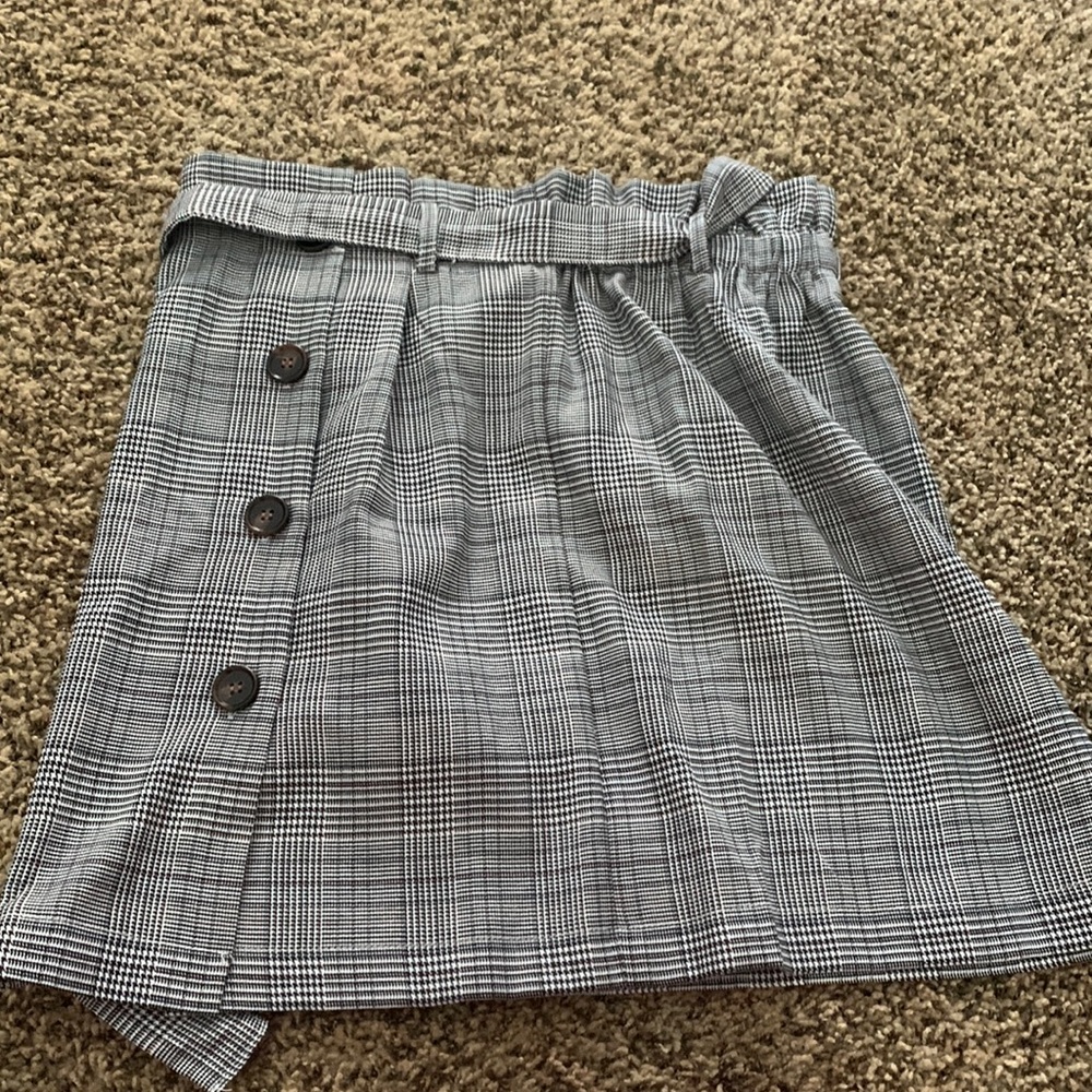 Mainstream Boutique Plaid Skirt